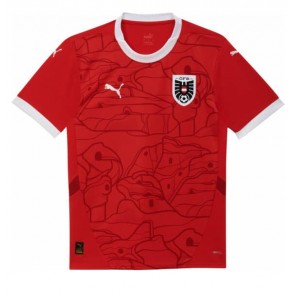 Austria Replica Home Stadium Shirt Euro 2024 Short Sleeve